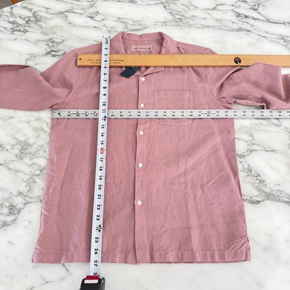 Abercrombie and Fitch Men's Pink Long Sleeve Shirt, Size Small - Picture 6 of 7
